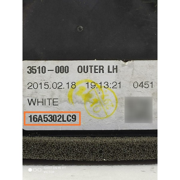 Difusor Ar Discovery Sport Esquerd 2014 2015/2019 16a5302lc9