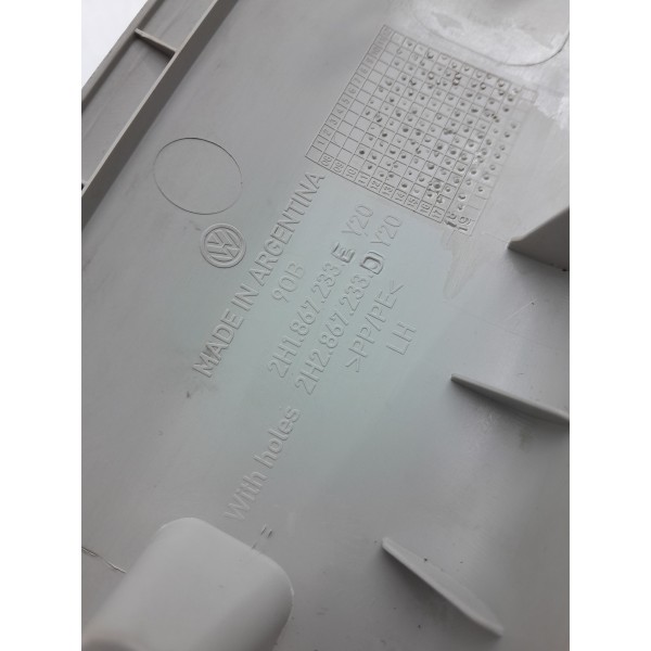 Acabamento Coluna Parabrisa Amarok Esq 2010/2023 2h1867233e Cinza