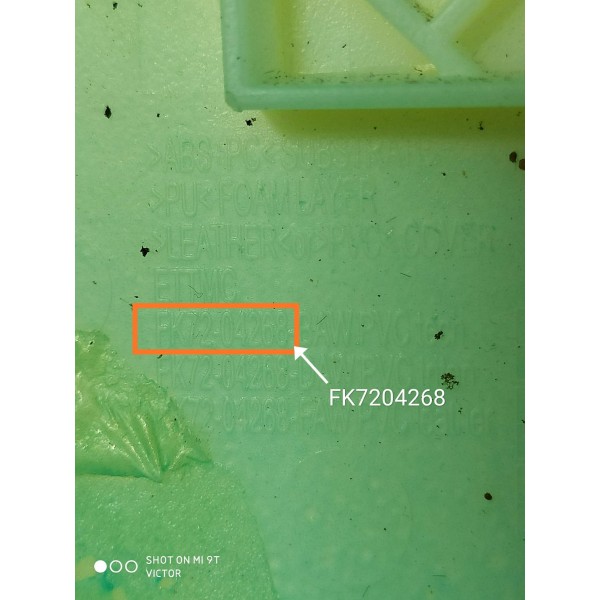 Acabamento Painel Discovery Sport Dir 2014 2019 Fk7204268 Preto