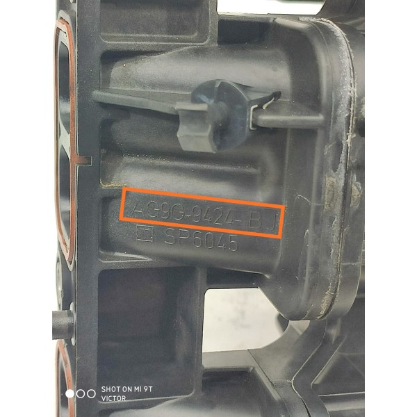 Coletor Admissao Discovery Sport Evoque Xc60 Gas Ag9g9424bj