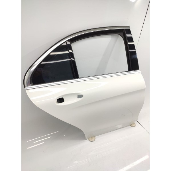 Porta Mercedes C180 C200 Traseira Direita 2015/2019 Aluminio Traseira Direito Branco