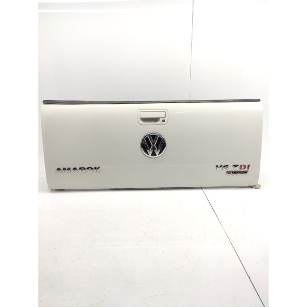 Tampa Traseira Amarok V6 2017/2023 Completa Lisa Branco