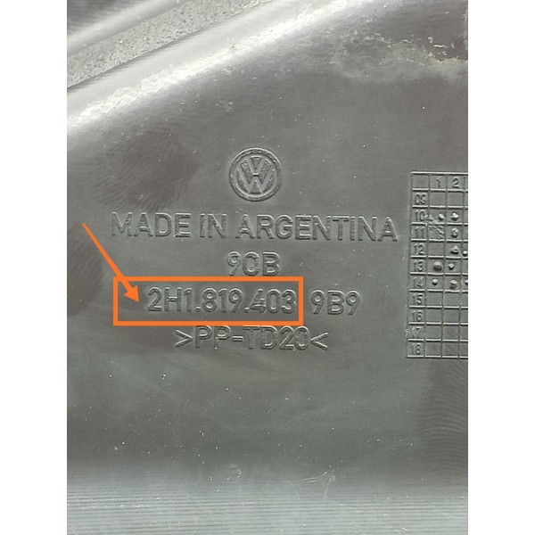 Grade Parabrisa Amarok 2011/2023 2h18194039b9 Preto