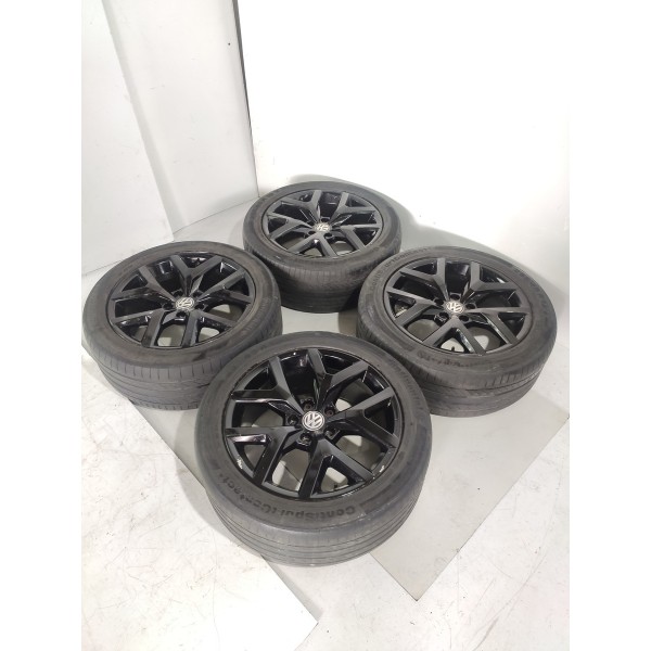 Jogo Roda Amarok V6 255/45 Aro 19  2017/2023 Original Preto