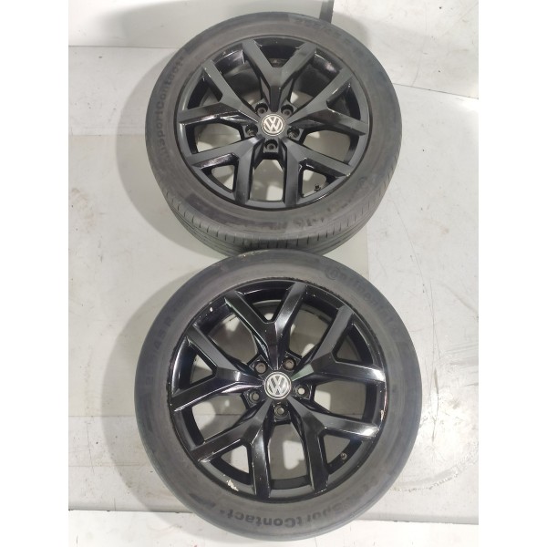 Jogo Roda Amarok V6 255/45 Aro 19  2017/2023 Original Preto