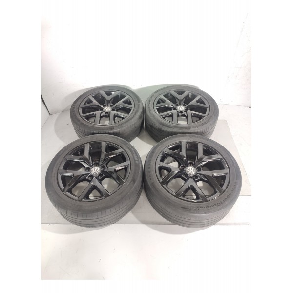 Jogo Roda Amarok V6 255/45 Aro 19  2017/2023 Original Preto