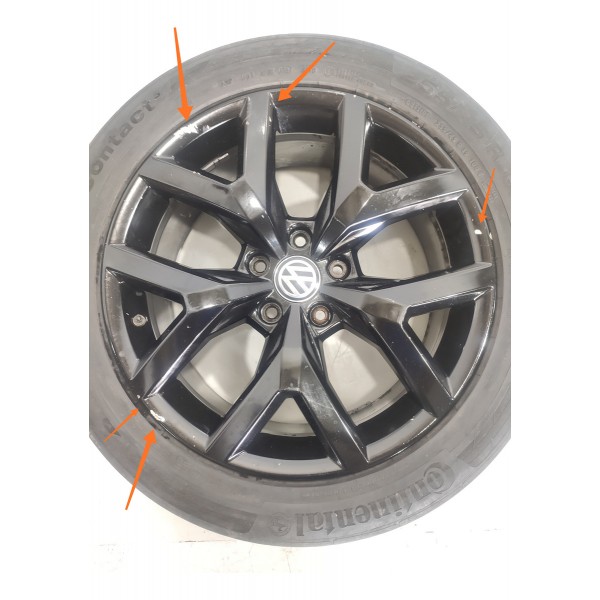 Roda Amarok V6 255/45 Aro 19  2017/2023 Det Original Preto