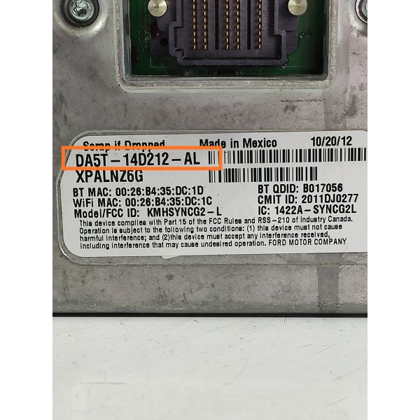 Modulo Tela Multimidia Edge 2009/2014 Dt4t14f239ag