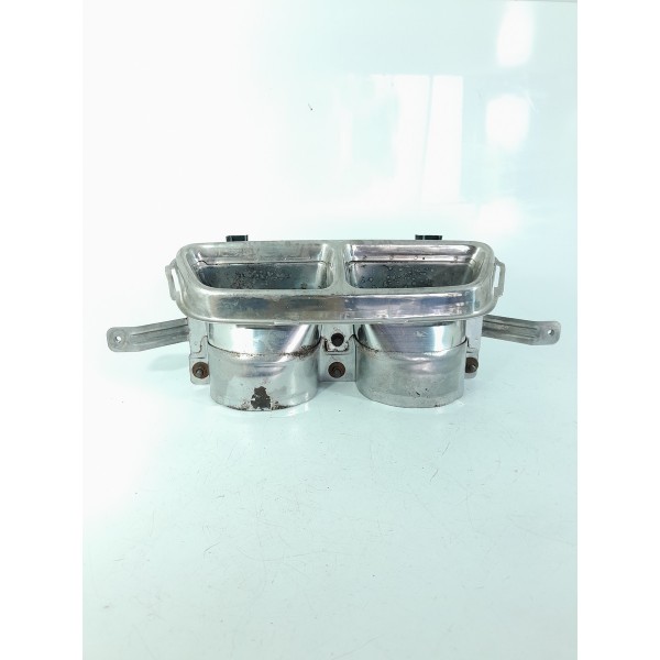 Ponteira Escapamento Hyundai Veloster 1.6 2011/2014 Original Cinza