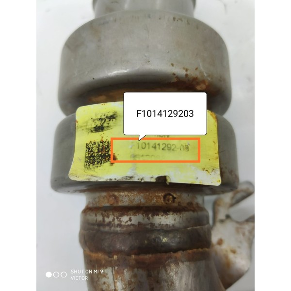 Tubo Intercooler Discovery Sport Evoque Gas 2017 F1014129203 Preto