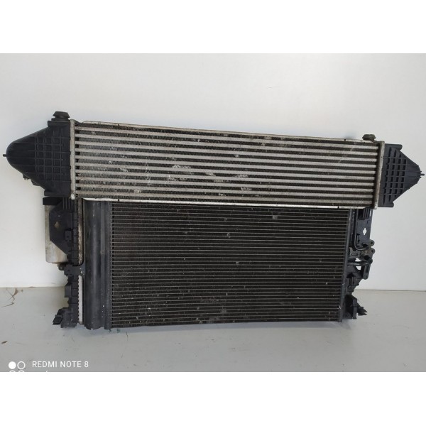 Conjunto Radiador Evoque Gas 2011/2018 Completo Impecavel