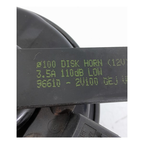 Buzina Hyundai Veloster Original 966102v000