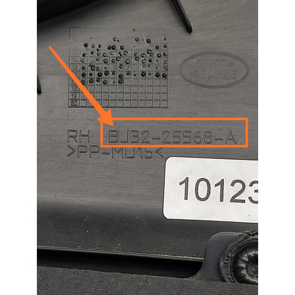 Forro Porta Evoque Traseiro Direito 2011/2019 Gj325568a Preto