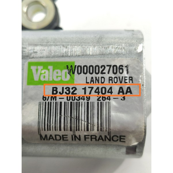 Motor Limpador Traseiro Evoque 2012/2019 Bj3217404aa