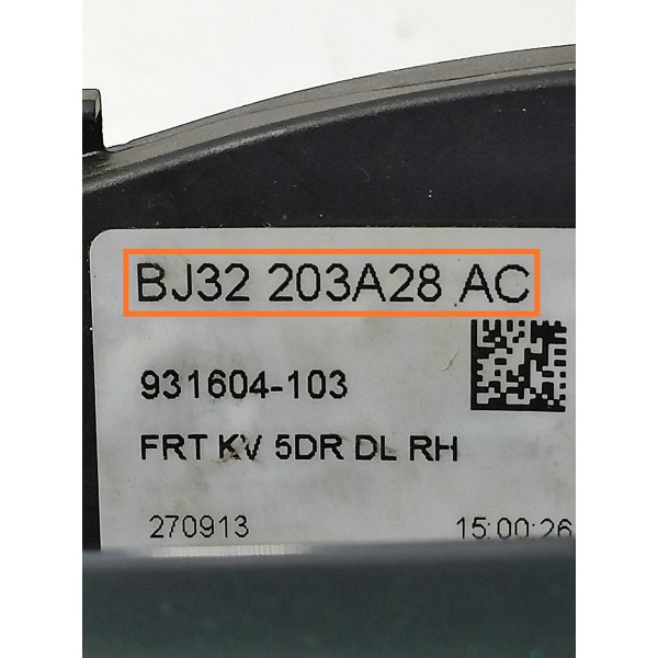 Macaneta Externa Evoque Dianteira Dir 2011/2019 Bj32203a28ac Dianteira