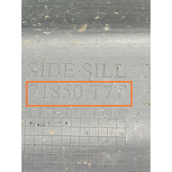 Spoiler Lateral Honda Hrv Esquerdo 2014/2021 71850t7t