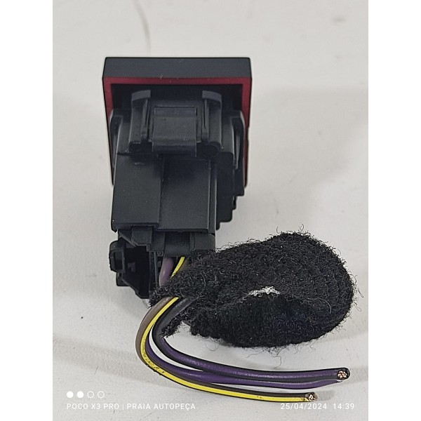 Botao Alerta Fusion 2009 2010 2011 2012 Original Rosa-pálido