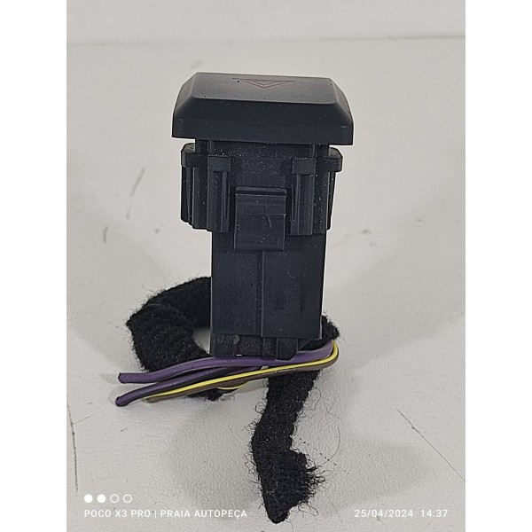 Botao Alerta Fusion 2009 2010 2011 2012 Original Rosa-pálido