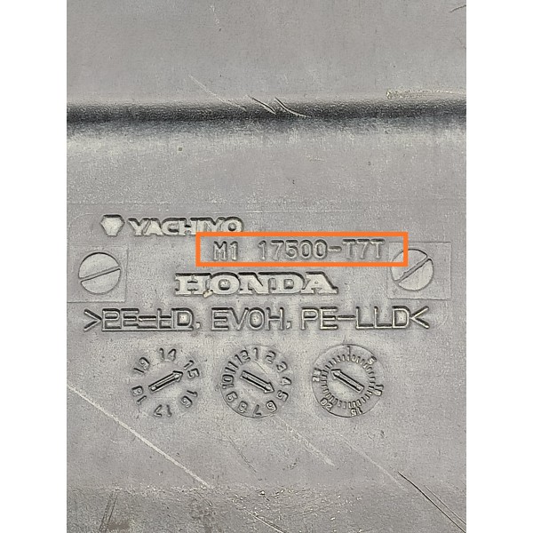 Tanque Combustivel Honda Hrv 2015/2021 M117500t7t