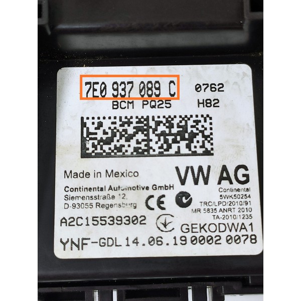 Modulo Conforto Bcm Amarok V6 2017/2023 7e0937089c