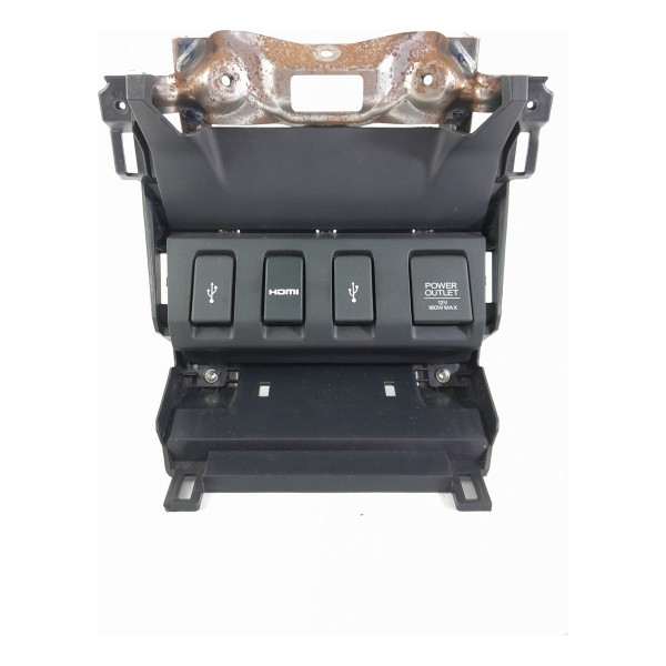 Moldura Painel Entrada Usb 12v Honda Hrv 2015/2021