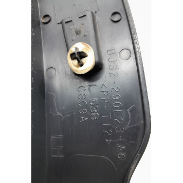 Moldura Paralama Evoque Traseiro Esq 11/2018 Bj32290e23ag Dt Preto