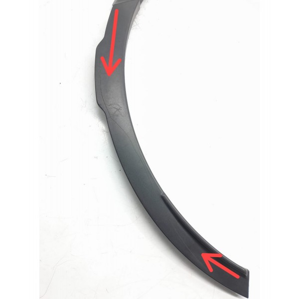 Moldura Paralama Evoque Traseiro Dir 15/2018 Bj32290e22ag Dt Preto