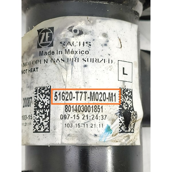 Torre Amortecedor Honda Hrv Dianteira Esq 2015/2021 51620t7t