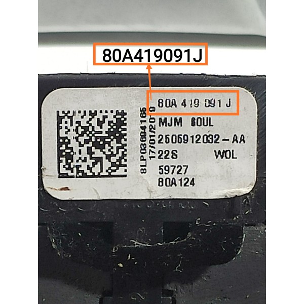 Volante Audi Q5 2018/2021 Det 80a419091j Preto