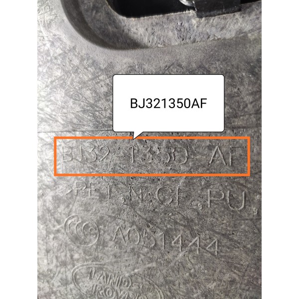 Tampao Fundo Porta Malas Estepe Evoque 2012/2018 Bj321350af Cinza-escuro