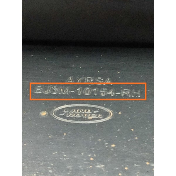 Spoiler Lateral Evoque Direito 2012/2019 Bj3m10154 Preto