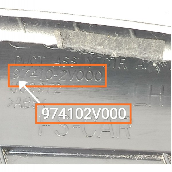 Difusor Ar Central Veloster 2011/2014 847402v100