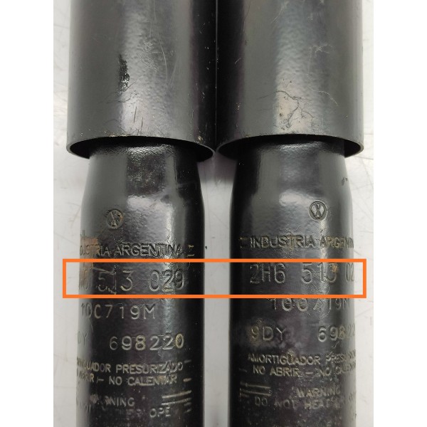 Par Amortecedor Traseiro Amarok 2.0 2010/2023 2h6513029