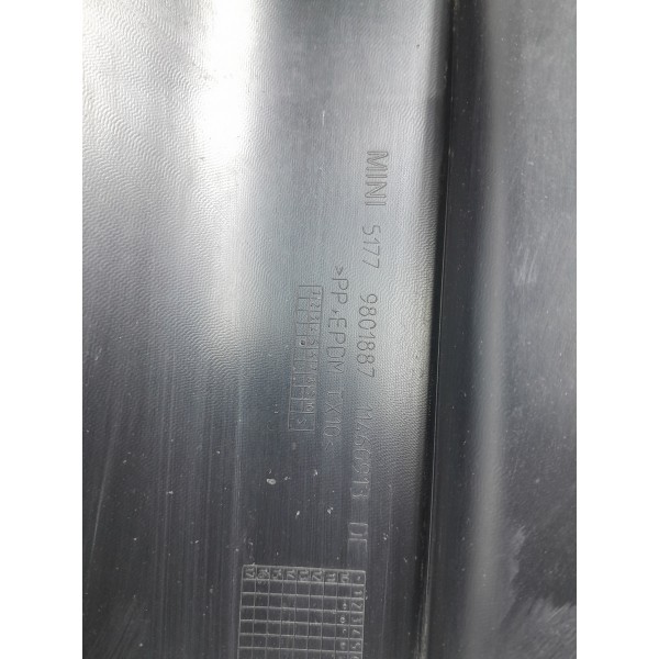 Spoiler Lateral Mini Cooper 4 Portas Esq 11/16 9801887 Dt Preto