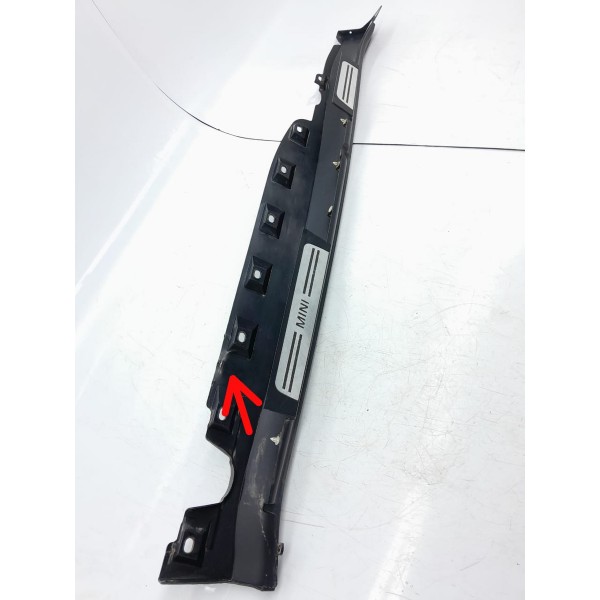 Spoiler Lateral Mini Cooper 4 Portas Esq 11/16 9801887 Dt Preto
