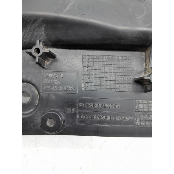 Duto Caixa Filtro Ar Condicionado Mini Cooper 11/16 9801779 Preto