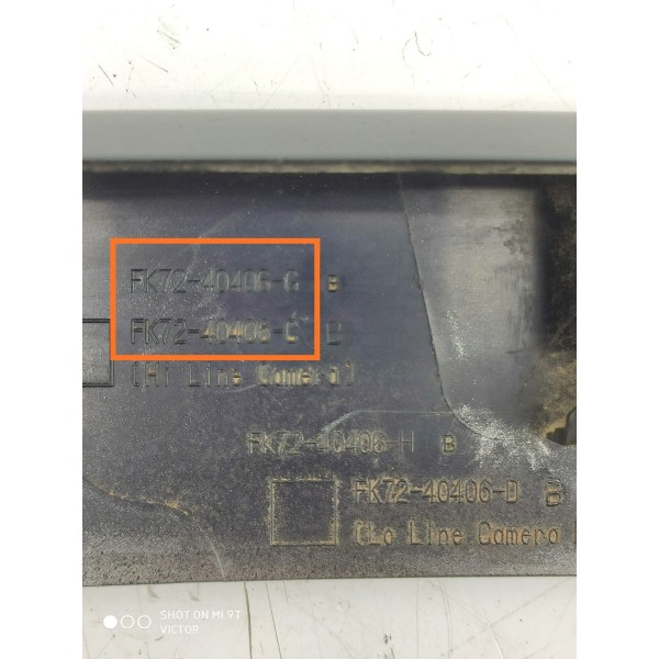 Moldura Friso Tampa Traseira Discovery Sport 2014/2019 Preto