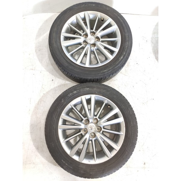 Roda Toyota Corolla 205/55 Aro 16   2015/2018 Det Original Prateado