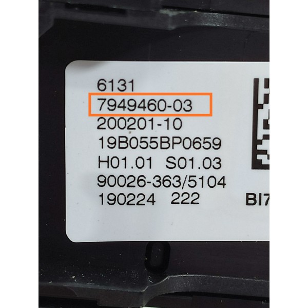 Comando Botoes Multimidia Bmw 320i G20 Spt 2019/2023 7949460