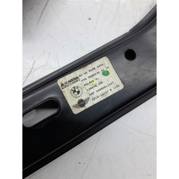 Maquina Vidro Mini Cooper Traseira Dir 2011/2016 9800636