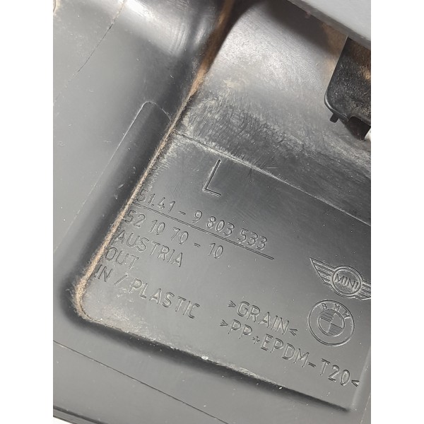 Acabamento Interno Porta Mini Cooper Traseiro Esq 2011/2016