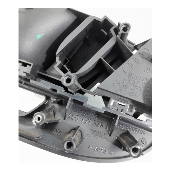 Macaneta Interna Audi Q7 Dianteira Dir 2010/2015 4l0959528a Cromado Dianteira