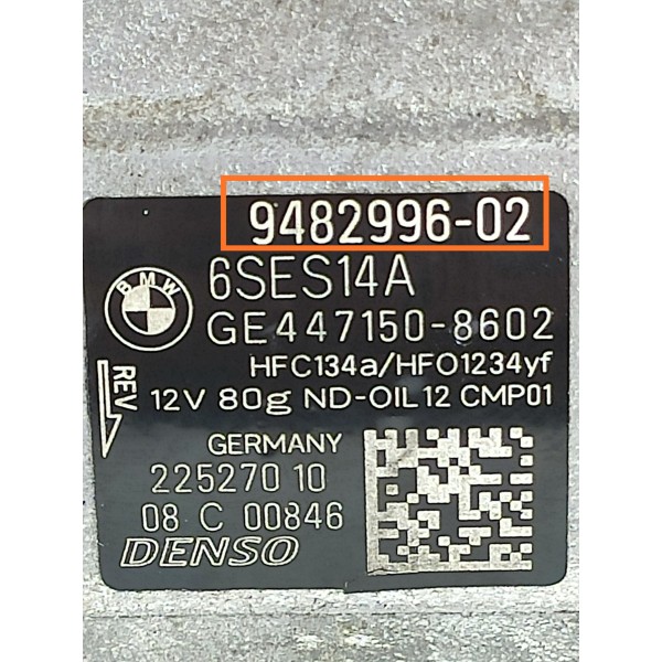 Compressor Ar Bmw 320 330 G20 2019/2025 948299602