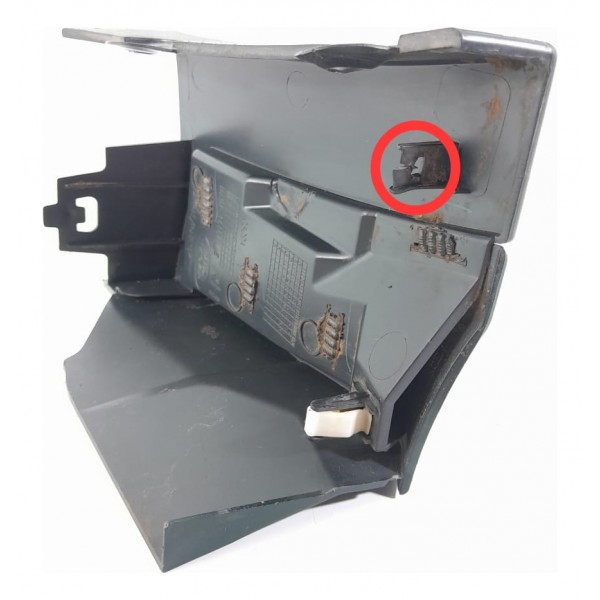 Acabamento Spoiler Evoque Dianteiro Dir 12/19 Bj3m16164a Det Verde