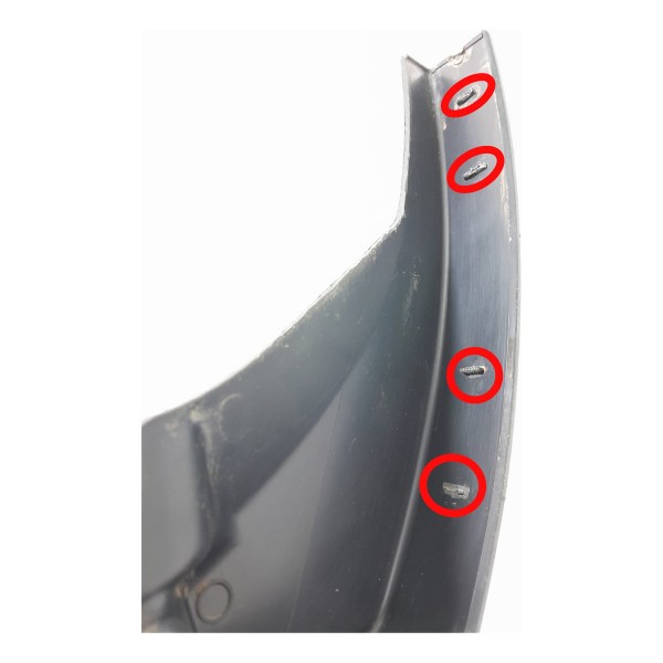 Acabamento Parachoque Evoque Diant Esq 11/18 Bj3m17b875a Det Preto