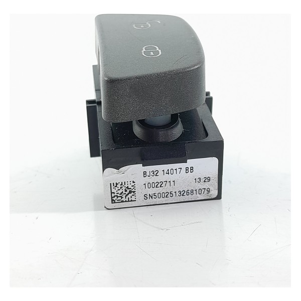 Botao Trava Porta Evoque Dianteira Esq 2012/2019 Bj3214017bb