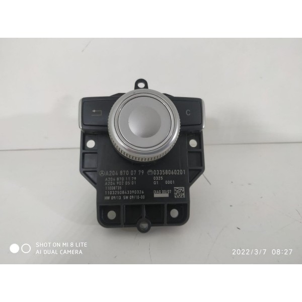 Botão Multimidia Mercedes C180 C200 2008 2011 A2048700779