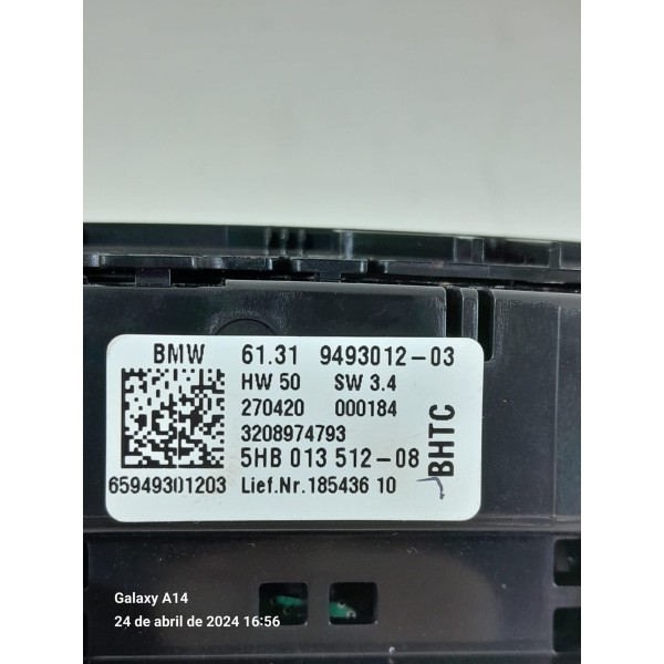 Comando Ar Condicionado Traseiro Bmw 320 330 2019/25 9493012