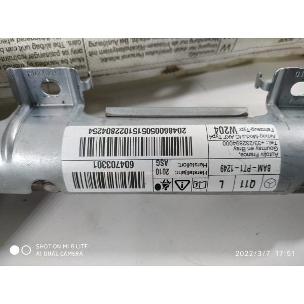 Cortina Teto Mercedes C180 Esquerda 2009 2010 2014 Orig