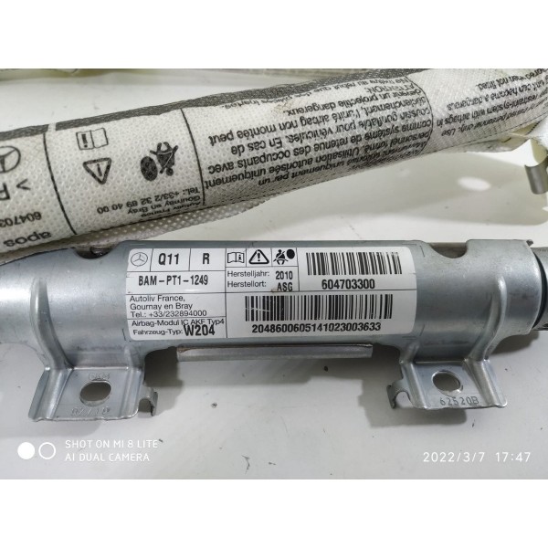 Cortina Teto Mercedes C180 C200 Direita 2007/2014 604703300